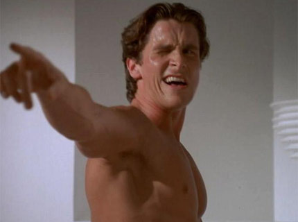 Funny Christian Bale Nude Sex in American Psycho