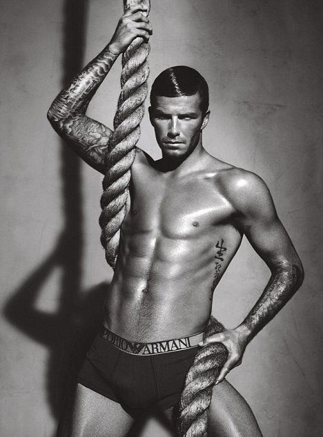 Sexy David Beckham underwear black Emporio Armani