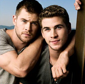 Liam and Chris Hemsworth brothers