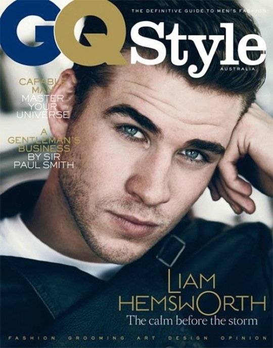 Liam Hemsworth GQ Style cover