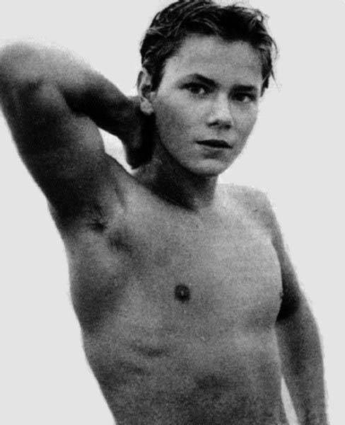 River phoenix as a teenager naked.