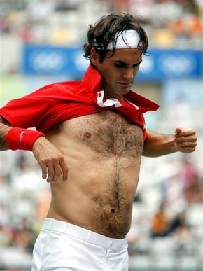 Roger Federer nude
