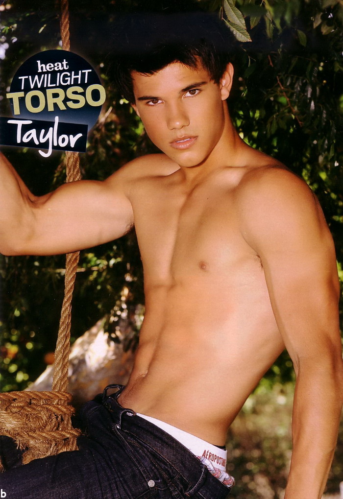 taylor lautner shirtless, totall hot!