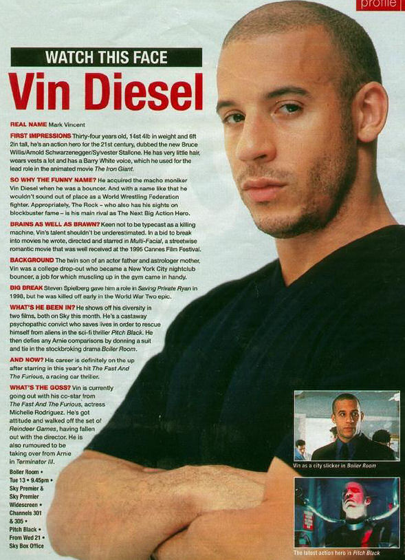 Vin Diesel 31 Loading...